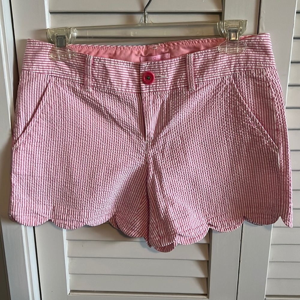 Pink & White Striped, Lilly Pulitzer “Buttercup” Shorts